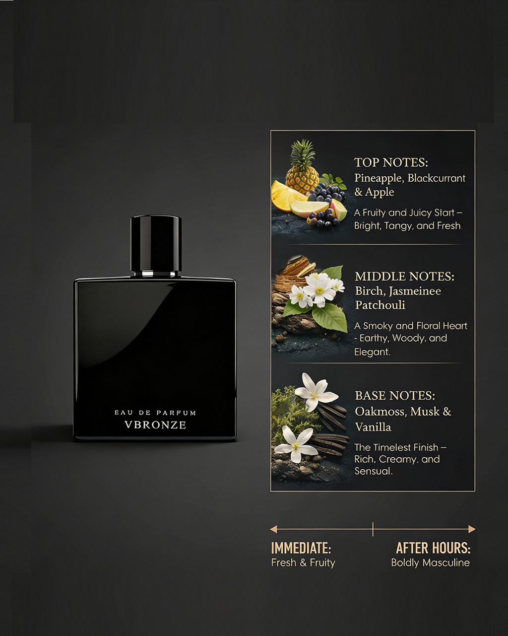 Vbronze 48 | Aventus Alternative | Smoky Pineapple Scent